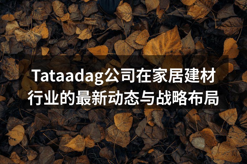 Tataadag公司在家居建材行业的最新动态与战略布局